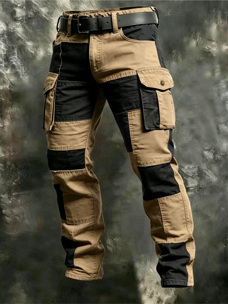 Cargo Jogger Pants - 코튼 남성 카고 바지 카키 캐주얼