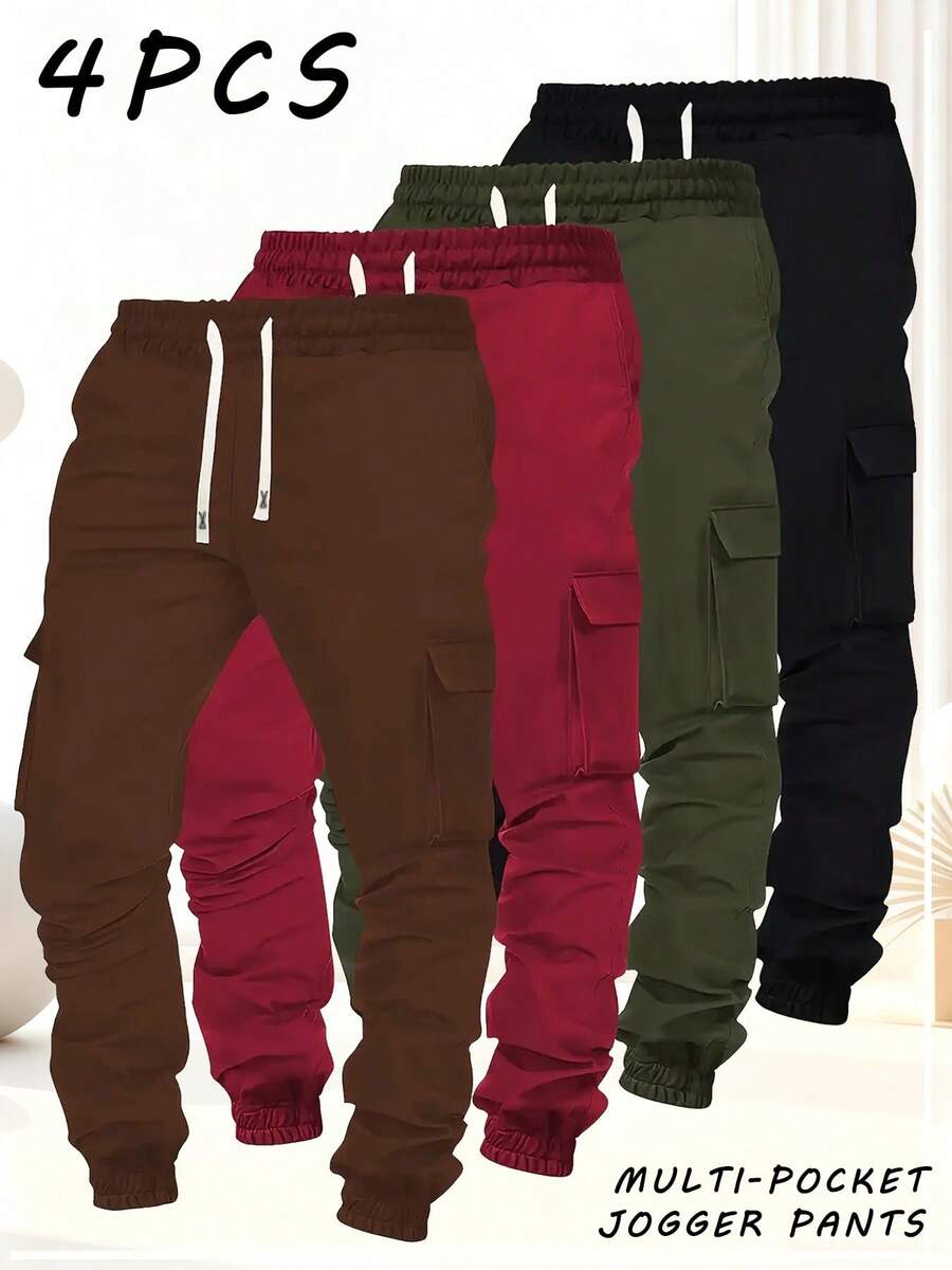 Cargo Jogger Pants - 2025 신상 4종 남성 플러스 사이즈