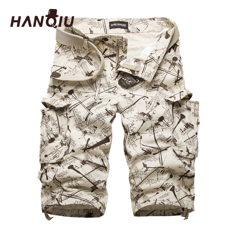 Mens Fashion Camo Pants - 2026 서머 코튼 남성 카고 반바지