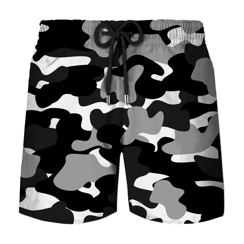 Mens Fashion Camo Pants - 클래식 위장 보드 반바지 남성 패션
