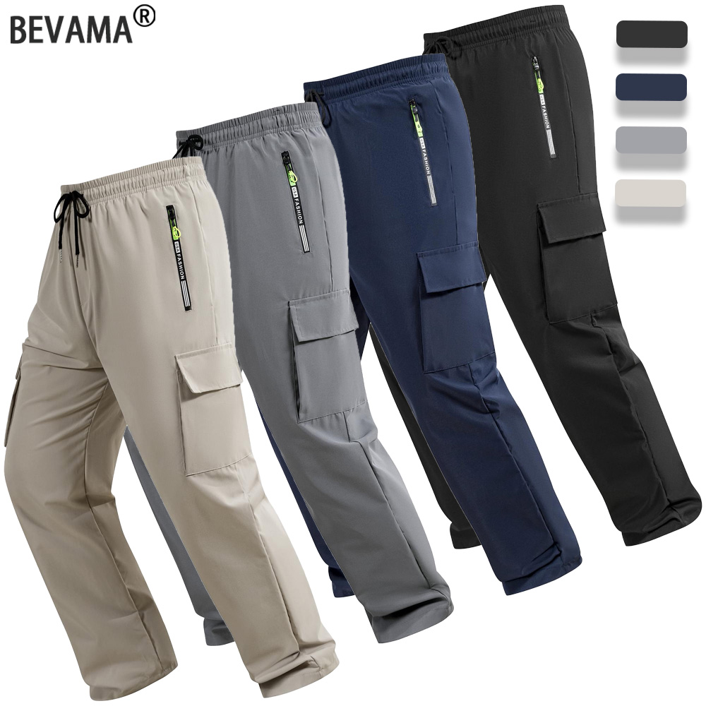 Cargo Jogger Pants - 봄 가을 남성 카고 바지 단색