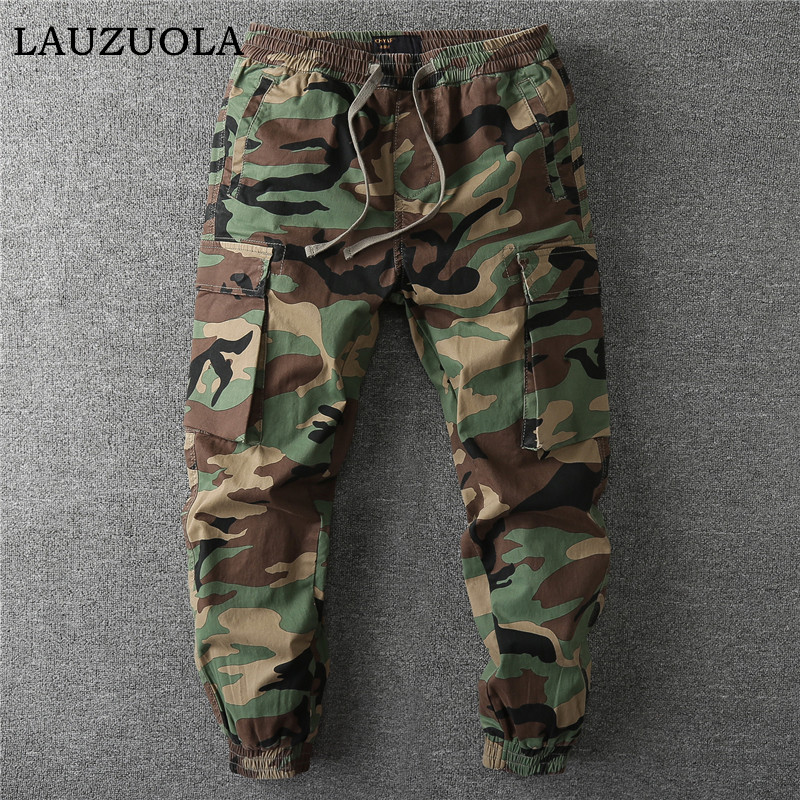 Mens Fashion Camo Pants - 빈티지 카모 멀티 포켓 카고 팬츠