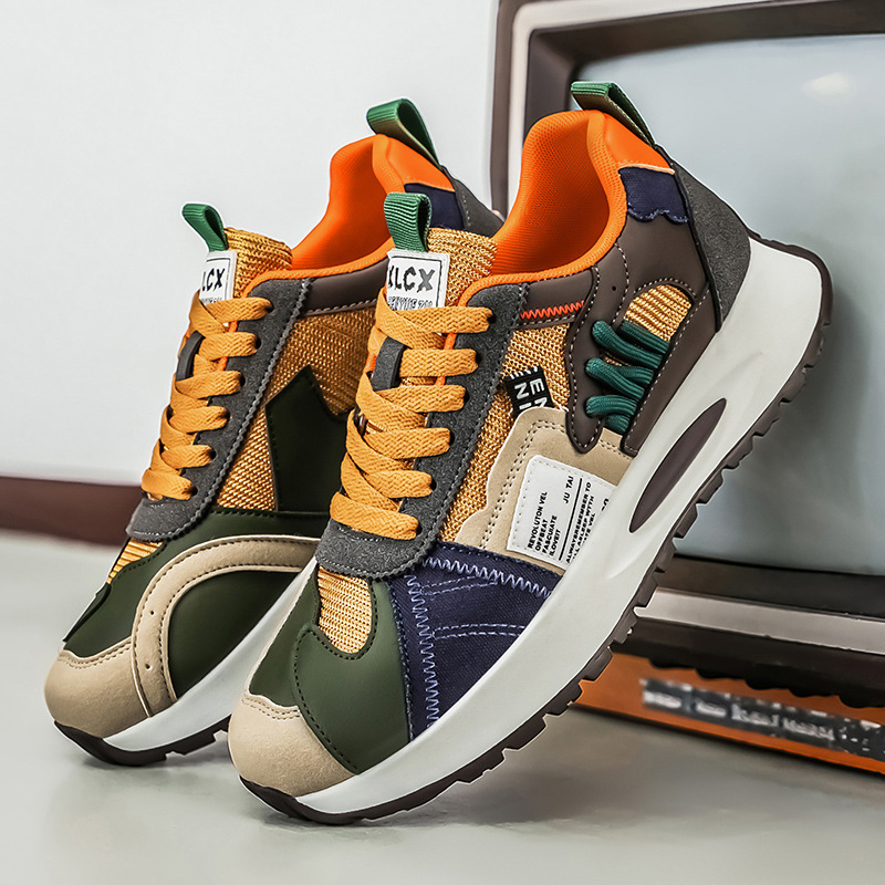 Men'S Fashion Hiking Boots - 남성용 한국 스타일 트렌디 화이트 스니커즈,