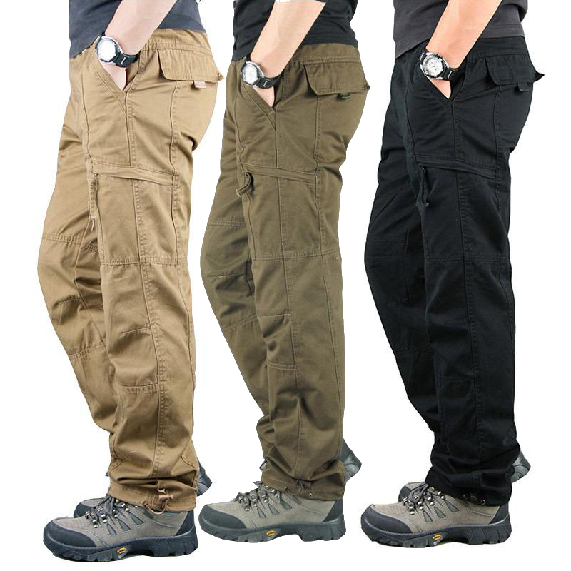 Cargo Jogger Pants - 남성 카고 작업 바지 립스탑 전술
