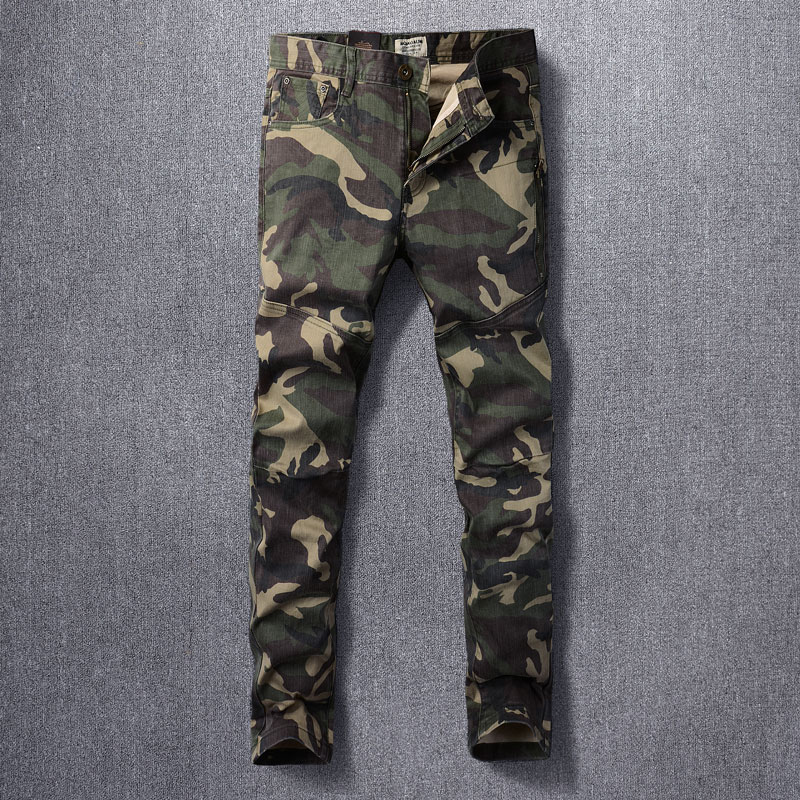 Mens Fashion Camo Pants - 디자이너 패션 남성 청바지 고품질 카모