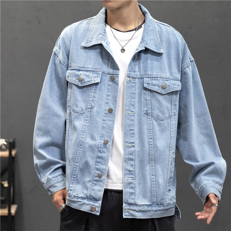 새로운 데님 재킷 남성 빈티지 진 코트 스트리트 패션  - Bomber Jacket Men 리뷰 및 가격