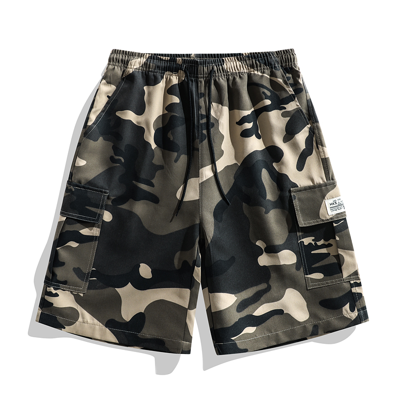 새로운 남성용 카모플라주 카고 반바지 (드로스트링 &  - Mens Fashion Camo Pants 리뷰 및 가격