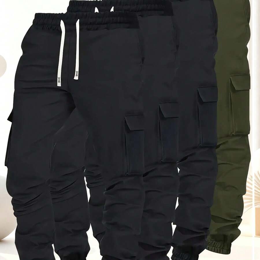 2025 신상 4종 남성 플러스 사이즈 올리브 그린 카 - Cargo Jogger Pants 리뷰 및 가격