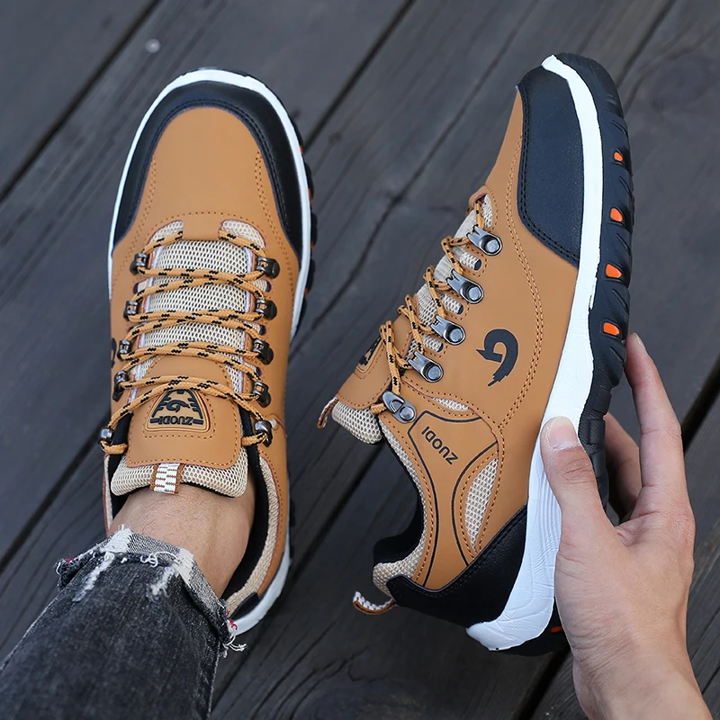 하이킹 부츠 남성용 블랙 스니커즈 방수 및 내구성 등산 - Men'S Fashion Hiking Boots 리뷰 및 가격