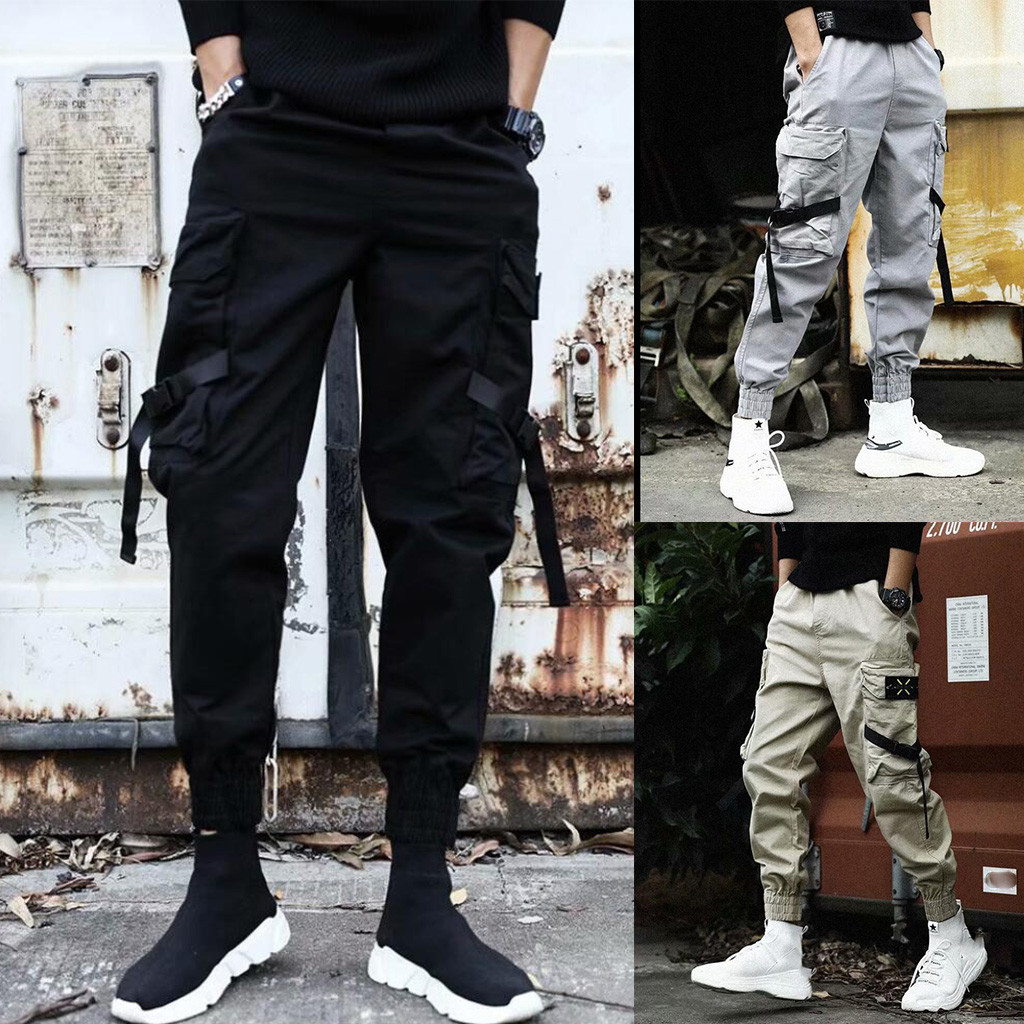 루즈핏 카고 팬츠 남성 스트릿웨어 트렌디 멀티 포켓 조 - Cargo Jogger Pants 리뷰 및 가격