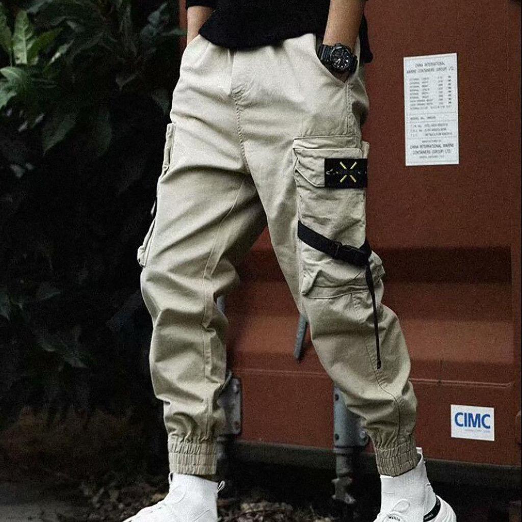 루즈핏 카고 팬츠 남성 스트릿웨어 트렌디 멀티 포켓 조 - Cargo Jogger Pants 리뷰 및 가격