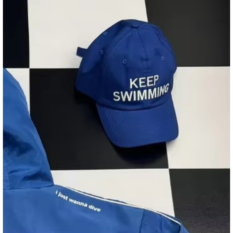 2026 트렌디한 수영 모자, 새로운 레터 자수 야구  - Mens Fashion Caps 리뷰 및 가격
