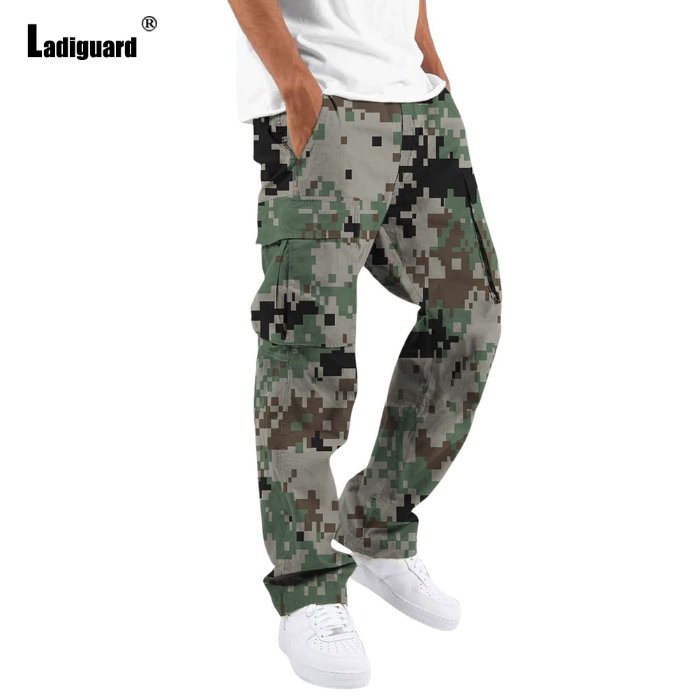 2025 남성 스탠드 포켓 패션 카모 카고 바지 남성  - Mens Fashion Camo Pants 리뷰 및 가격