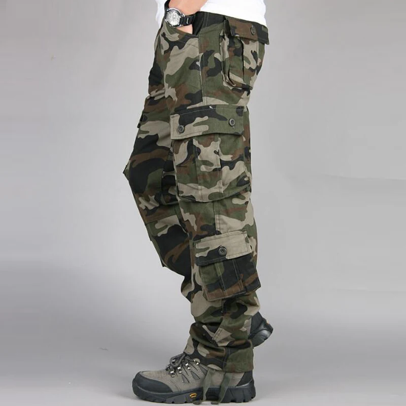 남성 위장 군대 바지 남성 캐주얼 카모 카고 바지 힙합 - Mens Fashion Camo Pants 리뷰 및 가격