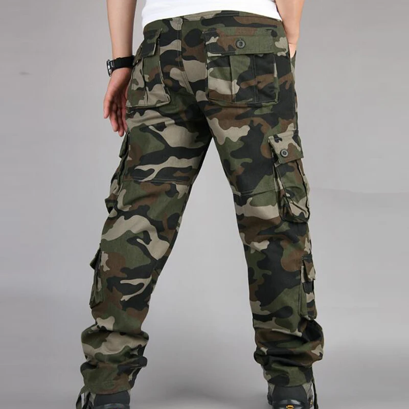남성 위장 군대 바지 남성 캐주얼 카모 카고 바지 힙합 - Mens Fashion Camo Pants 리뷰 및 가격