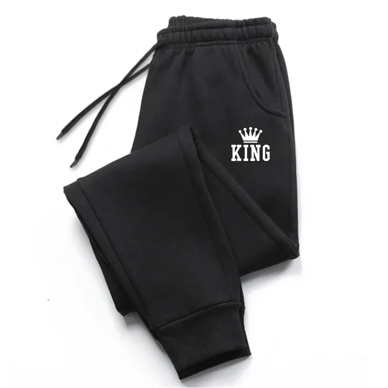 킹 프린팅 남성용 스웨트팬츠 캐주얼 스포츠웨어 아웃도어 - Men Fashion King 리뷰 및 가격