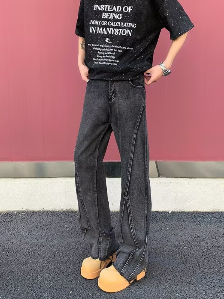 2026 Pantalon Y2K 패션 블랙 그레이 슬림 - Men'S Fashion Grey Jeans 리뷰 및 가격