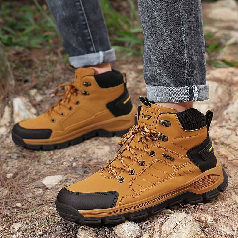 새로운 가을 남성 부츠 패션 야외 하이킹 부츠 방수 가 - Men'S Fashion Hiking Boots 리뷰 및 가격