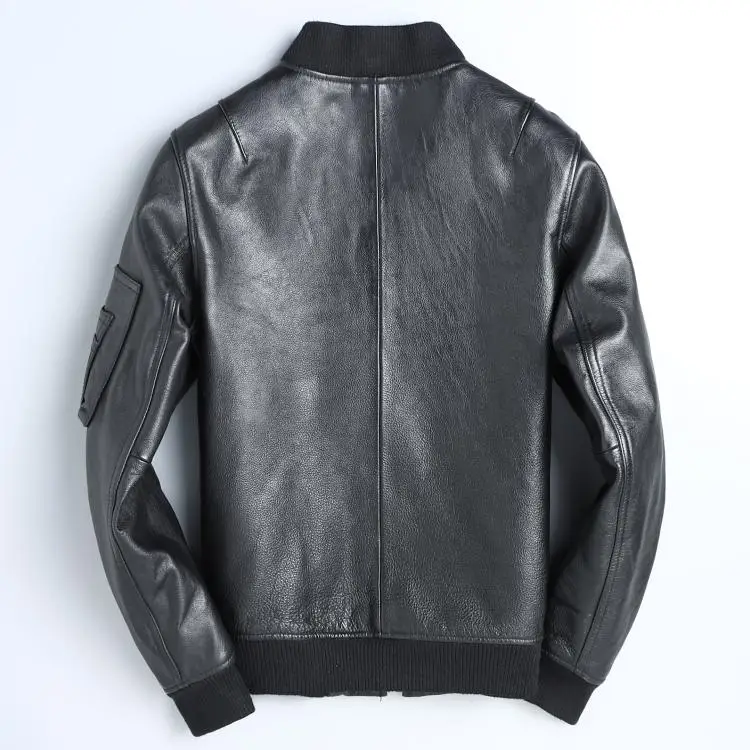 YR 클래식 Ma-1 공군 가죽 재킷, 블랙 폭격기 소 - Bomber Jacket Men 리뷰 및 가격