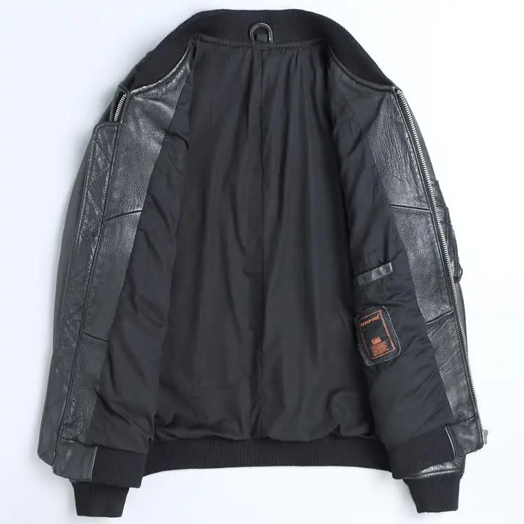 YR 클래식 Ma-1 공군 가죽 재킷, 블랙 폭격기 소 - Bomber Jacket Men 리뷰 및 가격