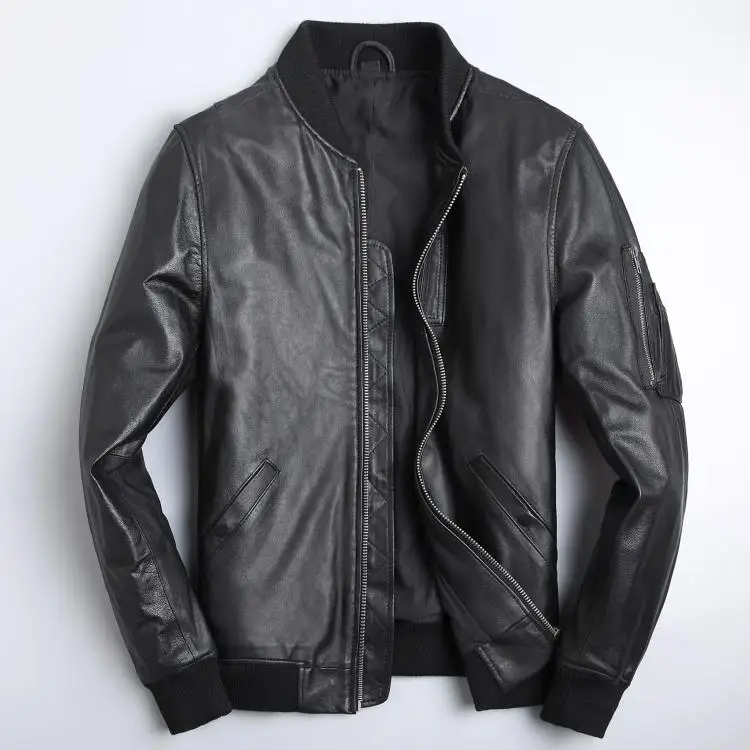 YR 클래식 Ma-1 공군 가죽 재킷, 블랙 폭격기 소 - Bomber Jacket Men 리뷰 및 가격