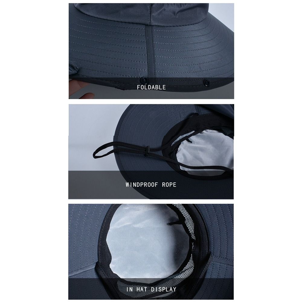 패션 의류 남성용 햇빛 가리개 모자 큰 챙 탈부착 가능 - Mens Fashion Caps 리뷰 및 가격