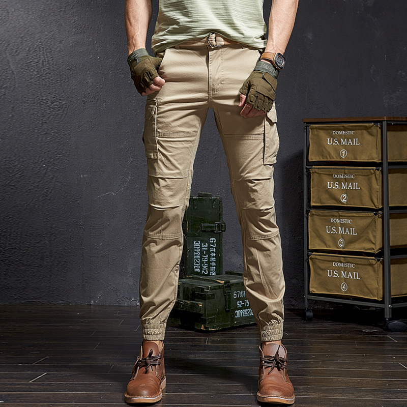 패션 고품질 슬림 위장 캐주얼 전술 카고 바지 남성 s - Mens Fashion Camo Pants 리뷰 및 가격