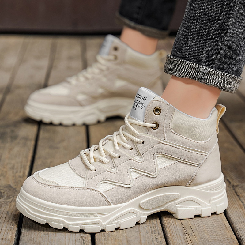 남성용 캐주얼 부츠 사계절용 하이탑 아웃도어 하이킹 신 - Men'S Fashion Hiking Boots 리뷰 및 가격
