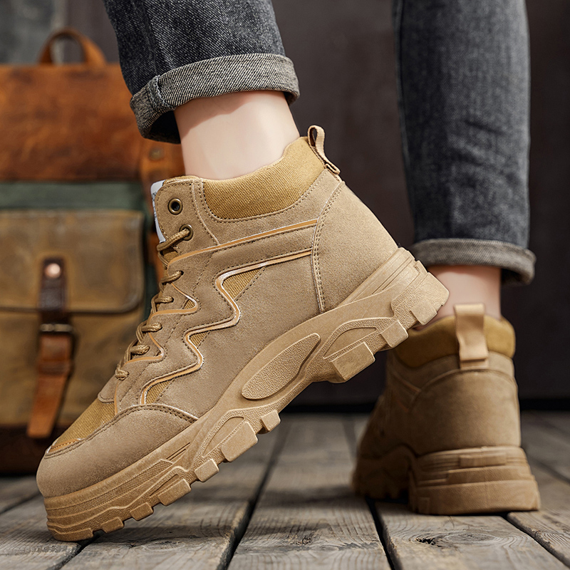 남성용 캐주얼 부츠 사계절용 하이탑 아웃도어 하이킹 신 - Men'S Fashion Hiking Boots 리뷰 및 가격