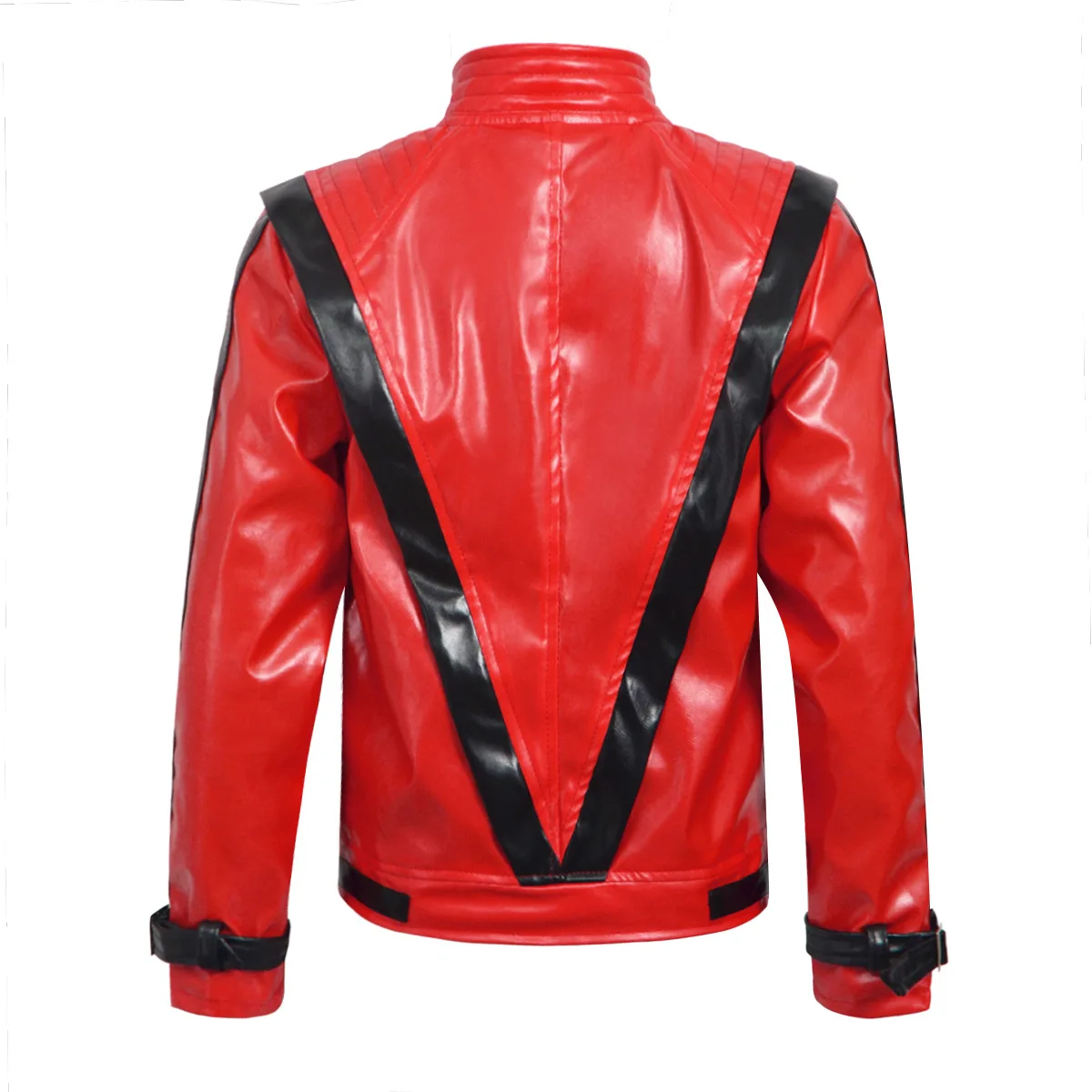 마이클 잭슨 스릴러 무서운 코스튬 레드 가죽 재킷 여성 - Bomber Jacket Men 리뷰 및 가격