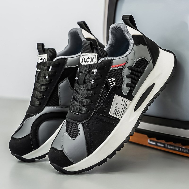 남성용 한국 스타일 트렌디 화이트 스니커즈, 젊은 남성 - Men'S Fashion Hiking Boots 리뷰 및 가격