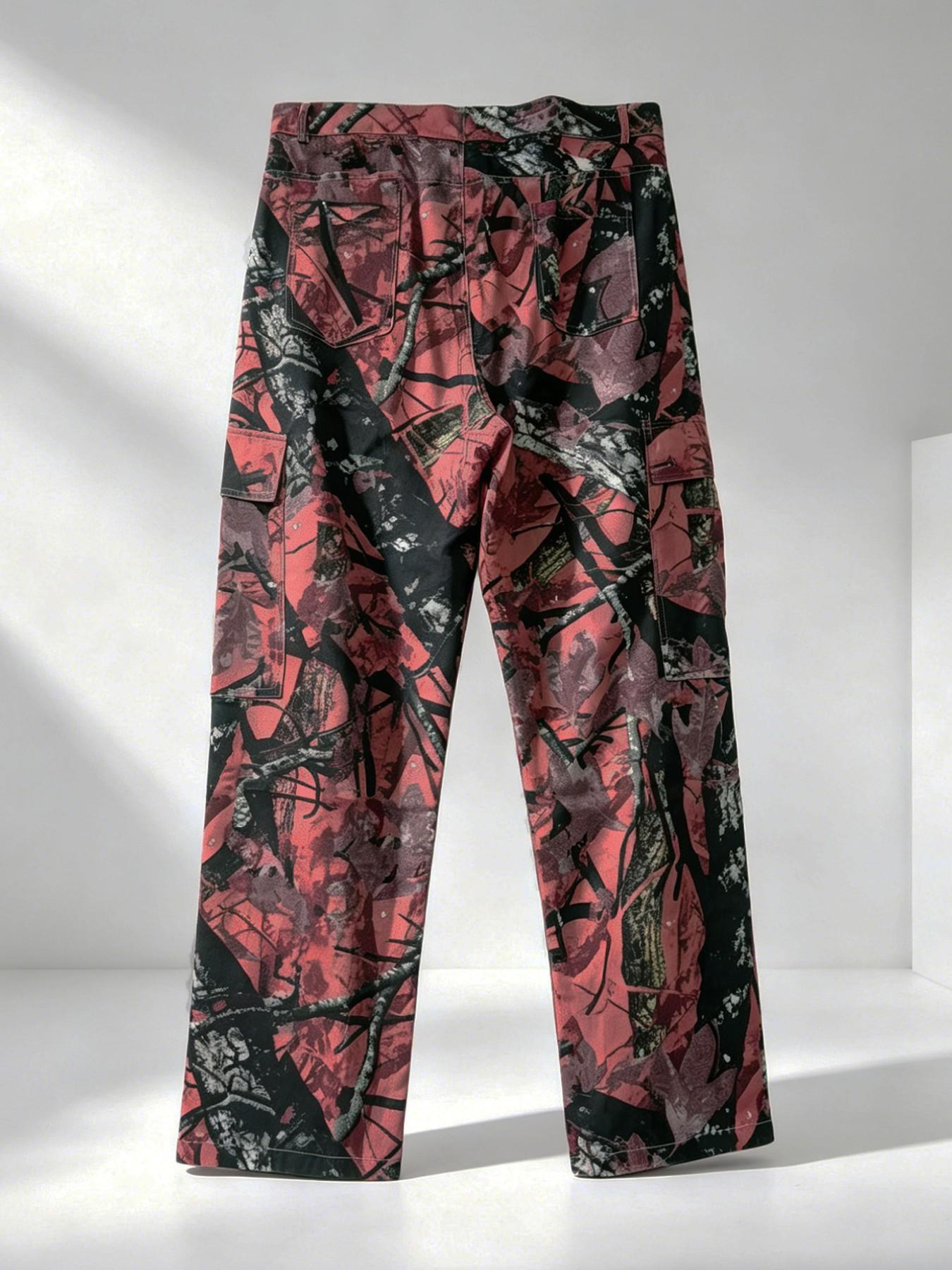 남성용 카모 스트레이트 레그 루즈 워크 진 패션 편안한 - Mens Fashion Camo Pants 리뷰 및 가격