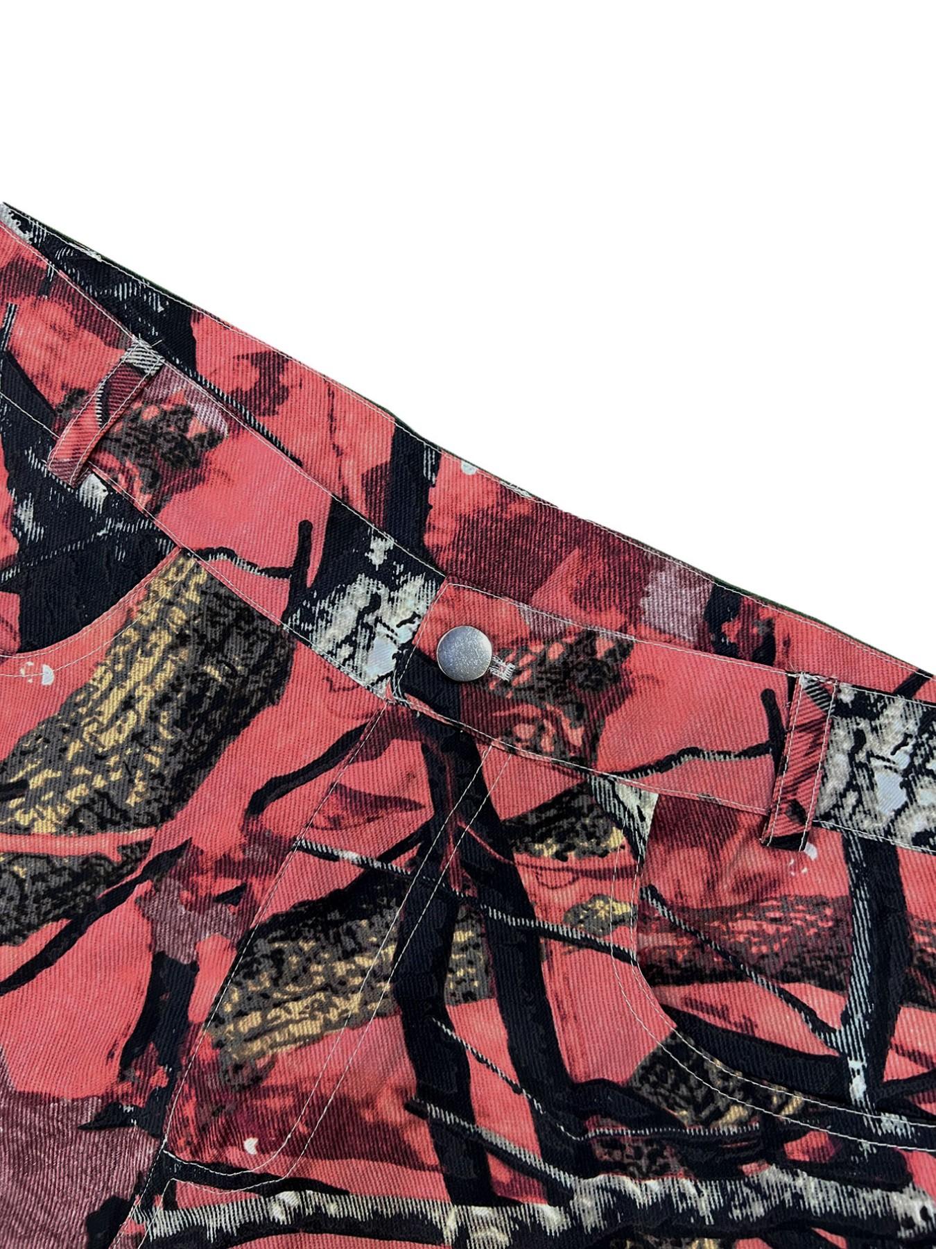 남성용 카모 스트레이트 레그 루즈 워크 진 패션 편안한 - Mens Fashion Camo Pants 리뷰 및 가격