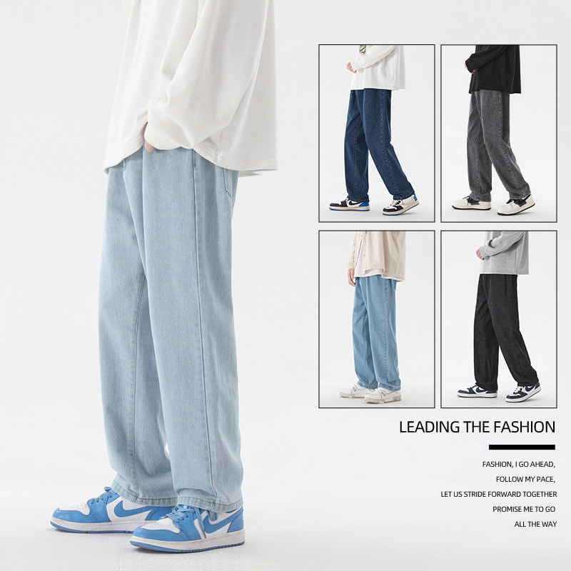 2023 새로운 한국어 패션 남성 캐주얼 발목 길이 청 - Men'S Fashion Grey Jeans 리뷰 및 가격
