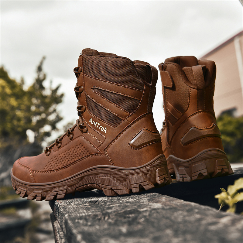 남성용 와일드 트레이닝 부츠 사계절 하이탑 미끄럼 방지 - Men'S Fashion Hiking Boots 리뷰 및 가격
