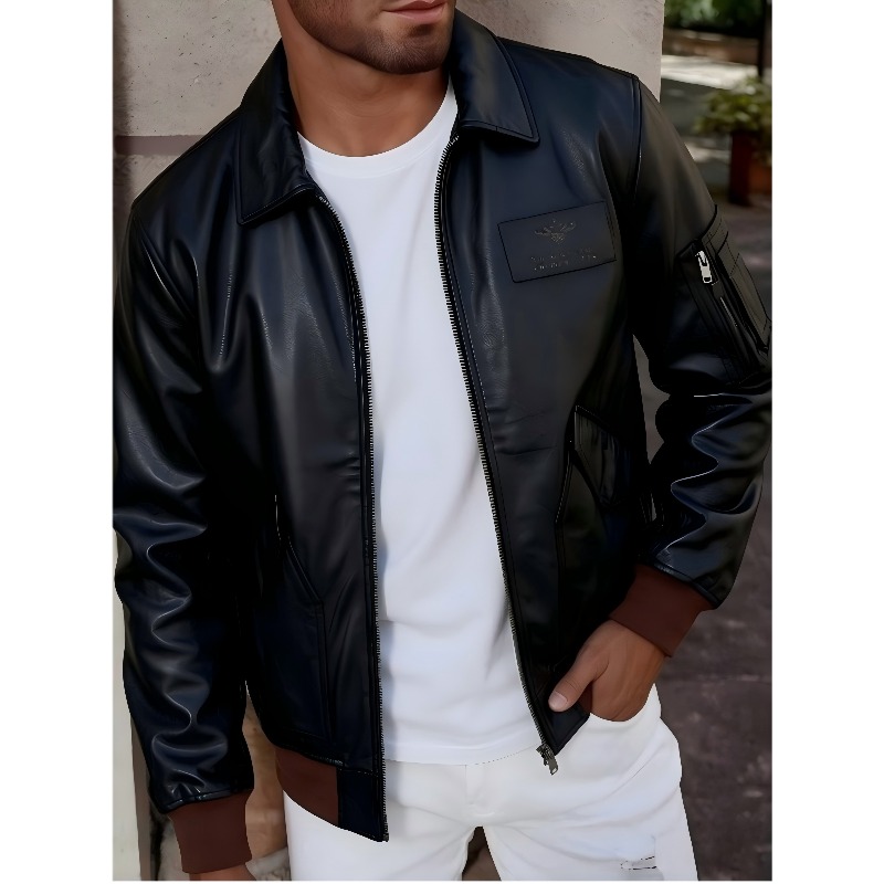 45P 빈티지 에비에이터 플라이트 재킷 남성용 미국 레 - Bomber Jacket Men 리뷰 및 가격