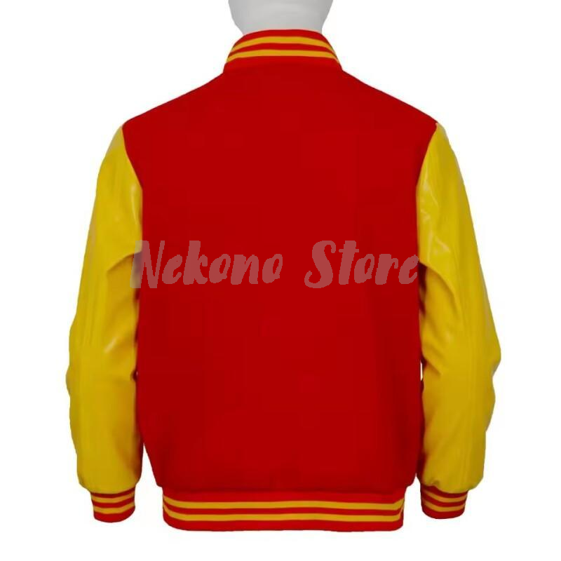 마이클 잭슨 클래식 레트로 재킷 레드 옐로우 컬러블록  - Bomber Jacket Men 리뷰 및 가격