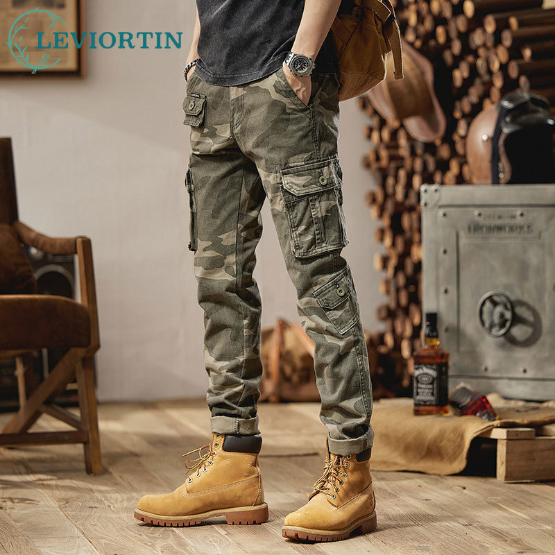 2025 사계절 남성 패션 트렌디한 루즈하고 다재다능한 - Mens Fashion Camo Pants 리뷰 및 가격