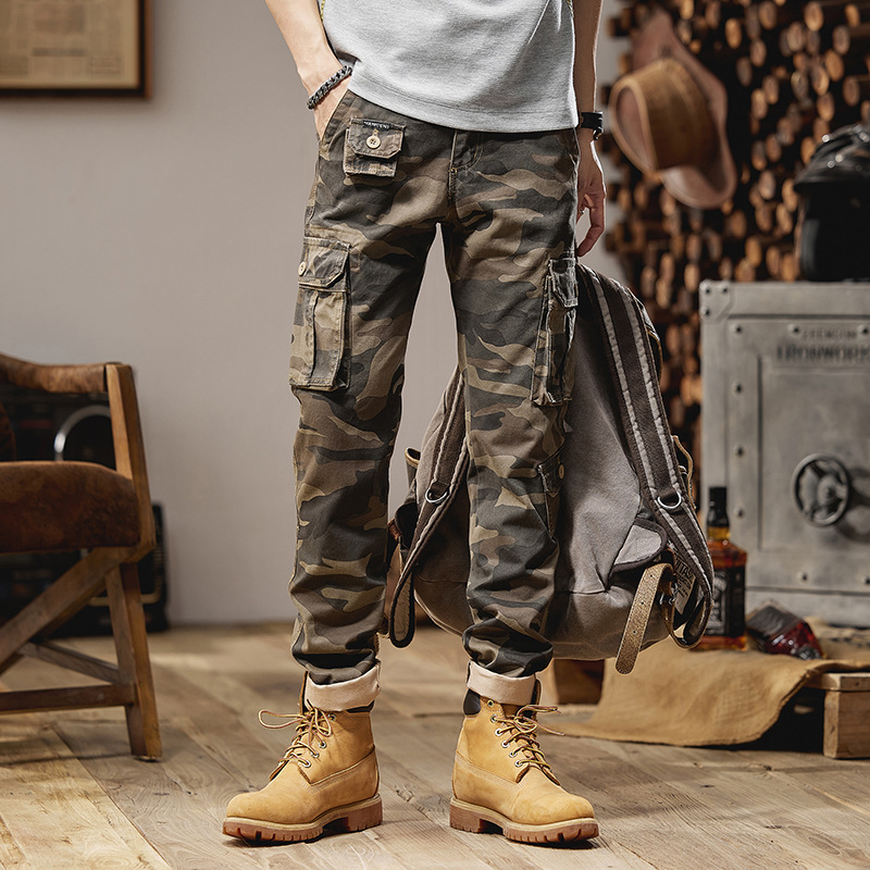 2025 사계절 남성 패션 트렌디한 루즈하고 다재다능한 - Mens Fashion Camo Pants 리뷰 및 가격