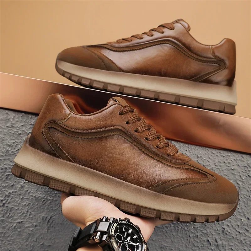 럭셔리 남성 운동화 올 시즌 가죽 캐주얼 스포츠 신발  - Men'S Fashion Hiking Boots 리뷰 및 가격