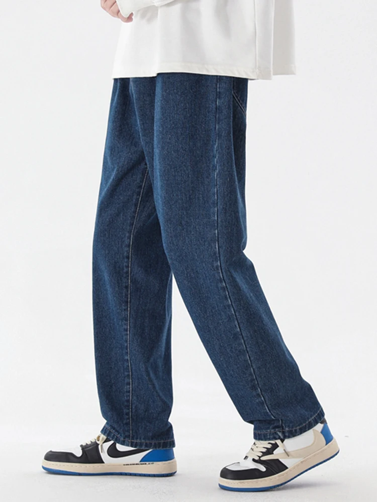 남성용 캐주얼 발목 길이 청바지, 클래식 스트레이트 데 - Men'S Fashion Grey Jeans 리뷰 및 가격